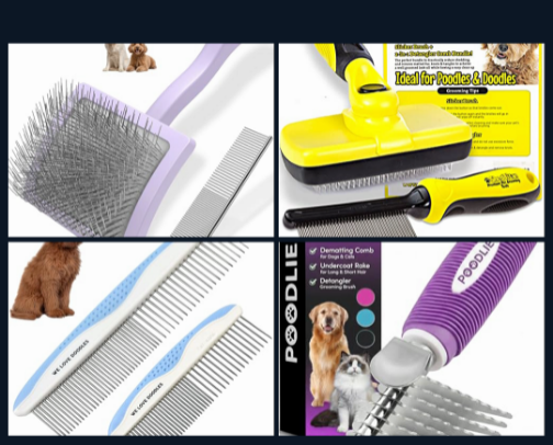 What I Actually Use for Golden Doodle Grooming cover photo collage
