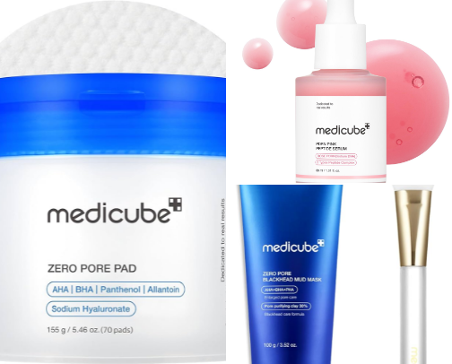 Skincare that cleared my skin cover photo collage