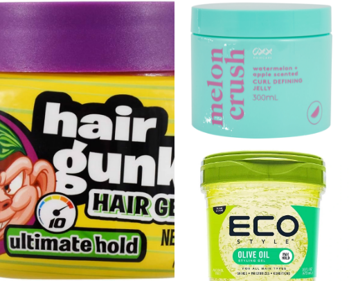 Curly Hair products cover photo collage