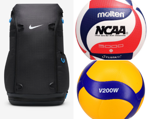 Volleyball player essentials cover photo collage