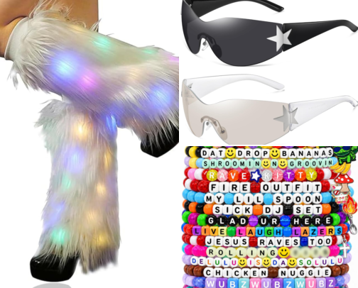accessories for raves! cover photo collage