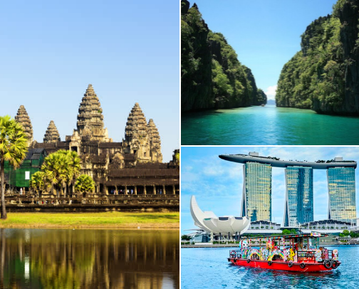 Asia Travel Edit: Where to Go + Where I Book cover photo collage