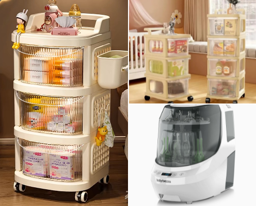 Caring for Your Baby Starts Here: Trusted Essentials for Everyday Comfort and Growth” cover photo collage