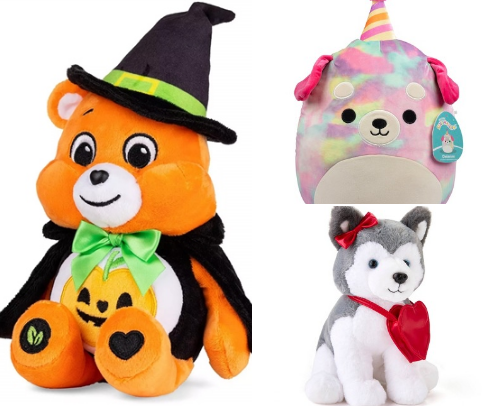 Stuffed toys cover photo collage