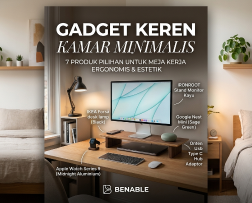 Gadget Keren Kamar Minimalis cover photo collage