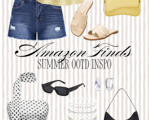 Summer in L.A. ootd inspo cover photo collage