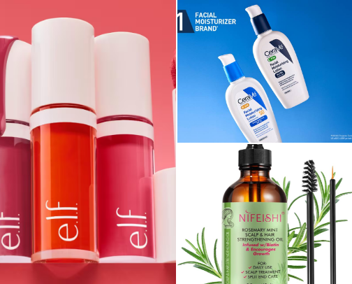 beauty, skincare, and all things wellness/health ;) cover photo collage