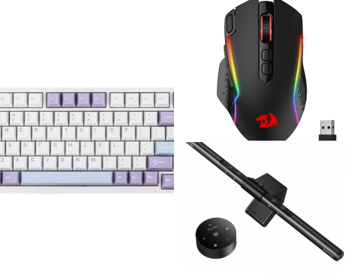 Desk stuffs that I use as a Content Creator! cover photo collage