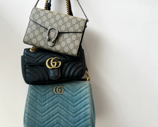 luxury bags cover photo collage