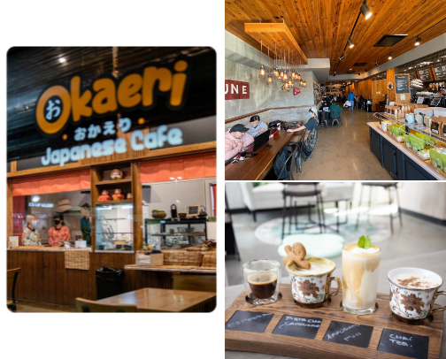 Cute cafes in MD ♡ cover photo collage