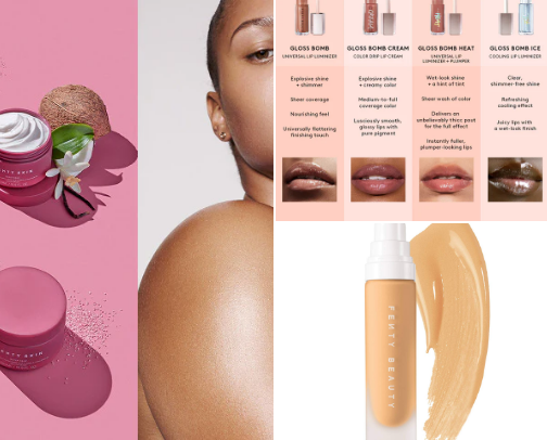 FENTY BEAUTY 😍 cover photo collage