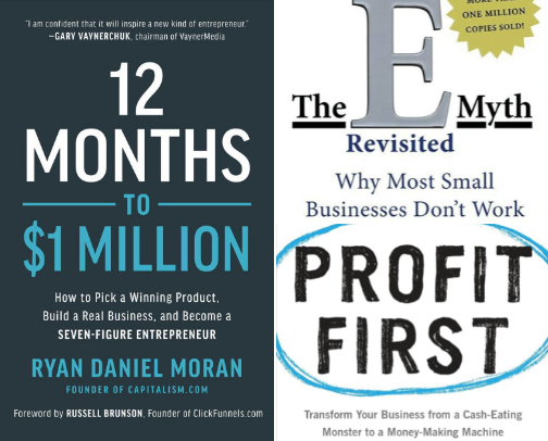 Must-Read Business Books That Fueled My Startup cover photo collage