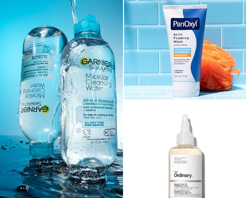 My night-time Skincare Routine for Acne-Prone Skin cover photo collage