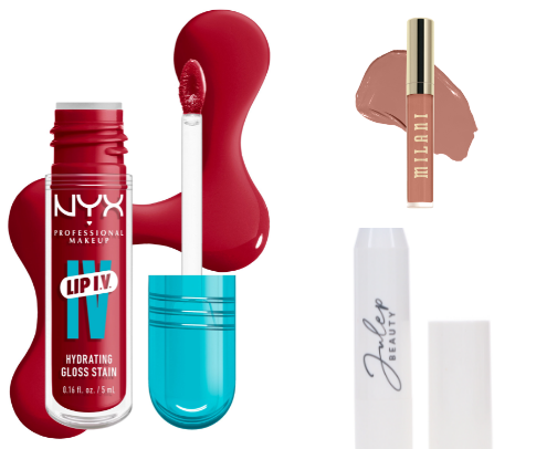 lippies (drugstore & high-end) 𑣲⋆ cover photo collage