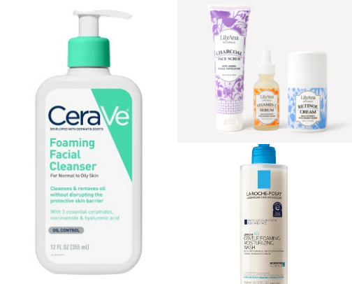 Skin Care Faves For Acne cover photo collage