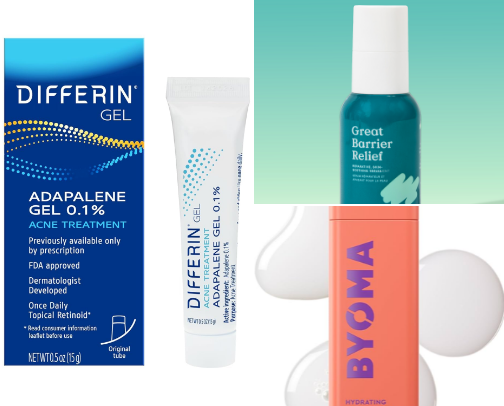 Skincare for combination skin cover photo collage
