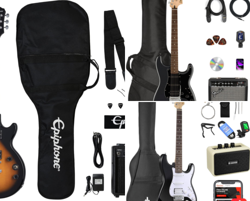 Gifts for Electric Guitar Beginners 🎸 cover photo collage