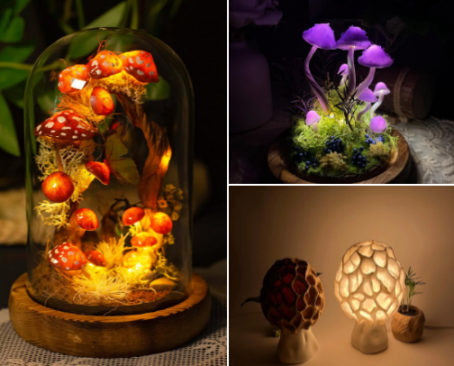 My List of Magical Mushroom-themed Finds for Fairy core or Cottage Core Decor cover photo collage