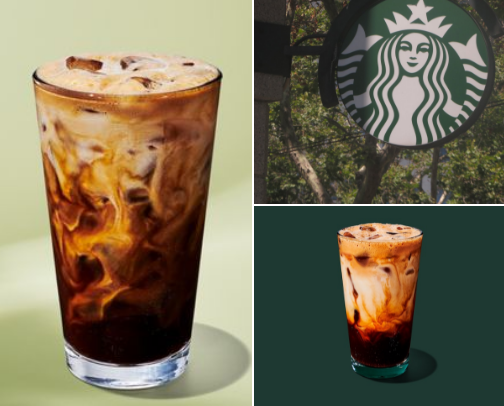 Starbucks coffee cover photo collage