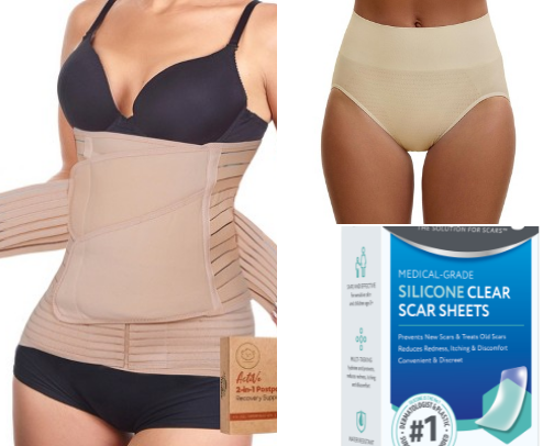 Target Must Haves for C-Section Recovery cover photo collage