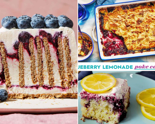 Sweet Summer Baking: Best Blueberry Recipes & Bakeware Essentials cover photo collage