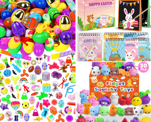 MUST HAVE Easter Basket Goodies cover photo collage
