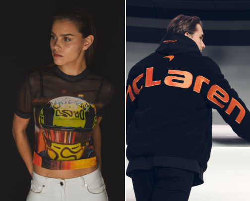Fashionable Formula 1 Merch cover photo collage