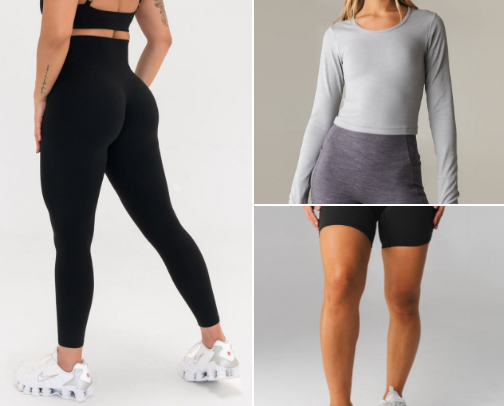 Fitness Clothes & Accessories cover photo collage