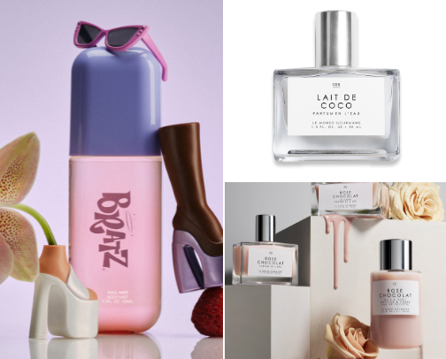 My favorite fragrances cover photo collage