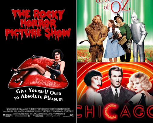 Clare's favorite Musical and Theatrical movies! cover photo collage