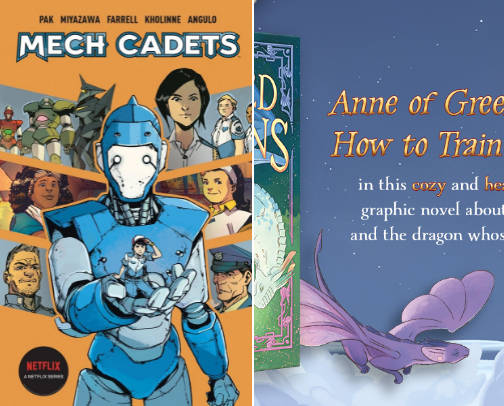 Pg- pg13 graphic novels cover photo collage