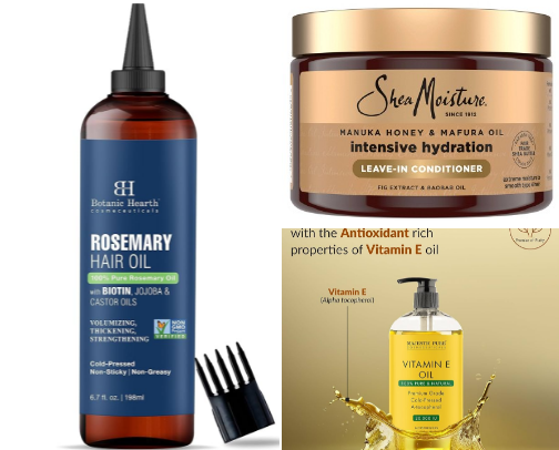 Hair and skin care, smart home assistants and gadgets. cover photo collage