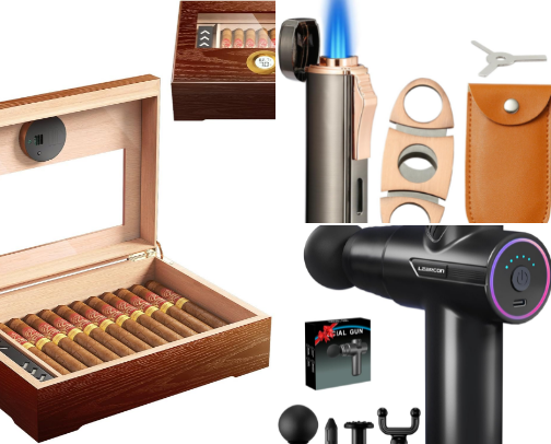 Mens Gift Ideas cover photo collage
