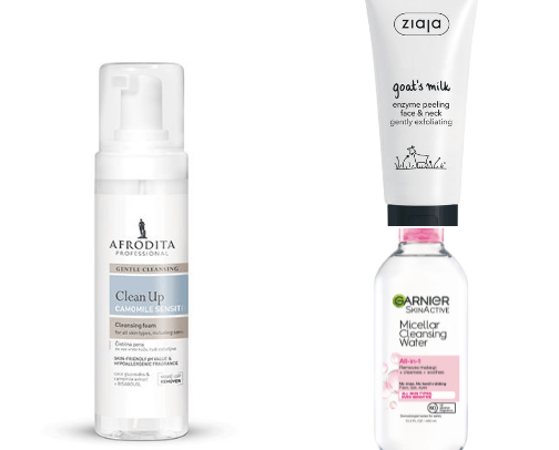 Skin care cover photo collage