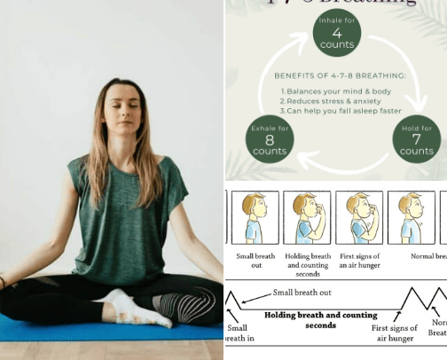 Breathing Techniques for Relaxation and Focus That Actually Work! cover photo collage