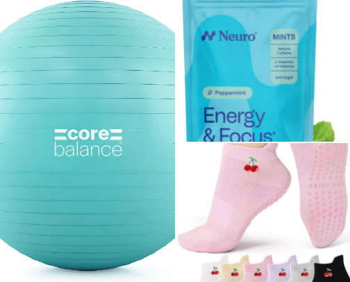 Easy Yoga + Pilates Essentials for Low Energy Days cover photo collage