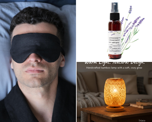 Night Routine Essentials Wind Down & Rest Better (Under $25 cover photo collage