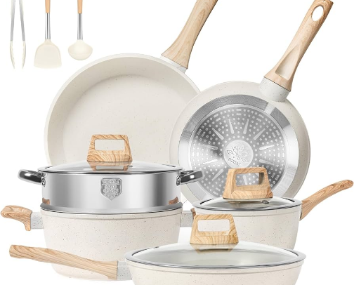 Cookware - pots & pans cover photo collage