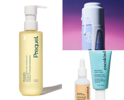 My favorite beauty recs for Dry Skin. cover photo collage