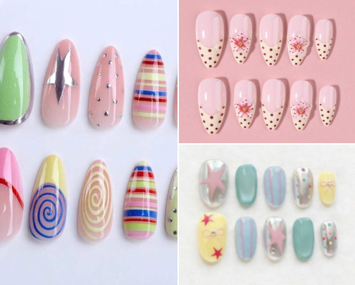 nails cover photo collage
