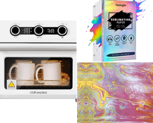 Sublimation Supplies cover photo collage