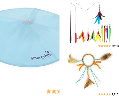Cat toys that my cat would recommend cover photo collage