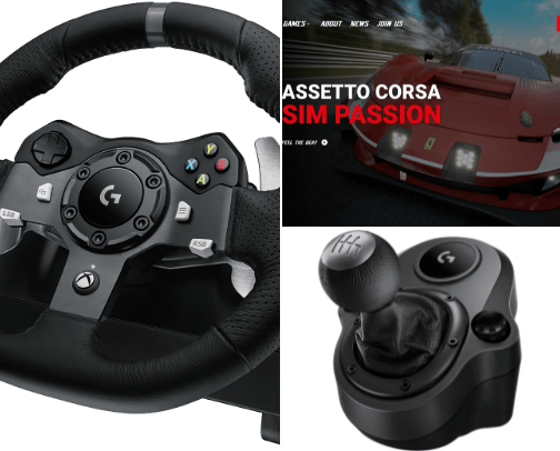 My Sim Racing Hardware and Simulators cover photo collage