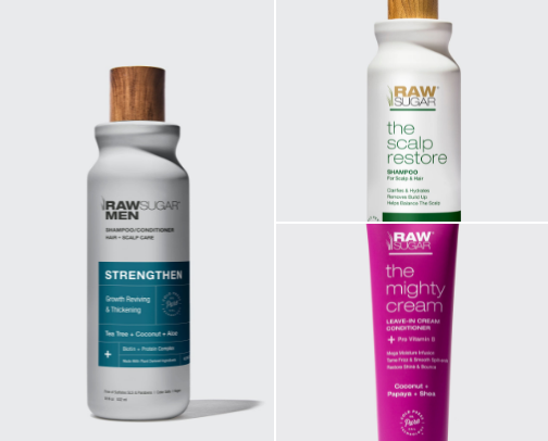 Hair products cover photo collage