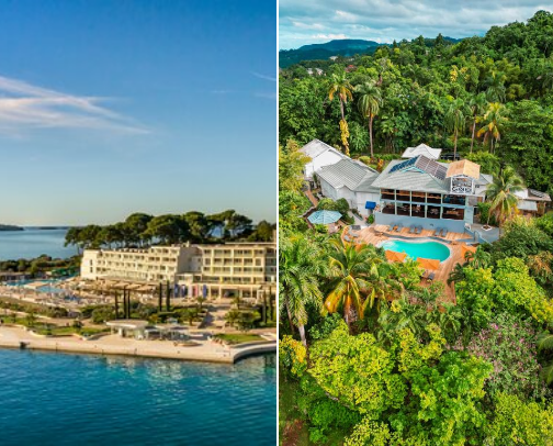 Travel cover photo collage