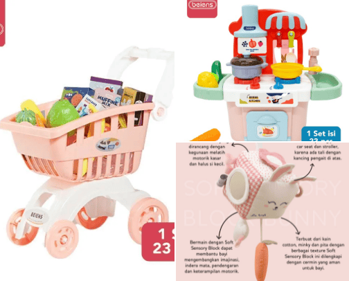 Rekomendasi mainan anak 🧸 cover photo collage