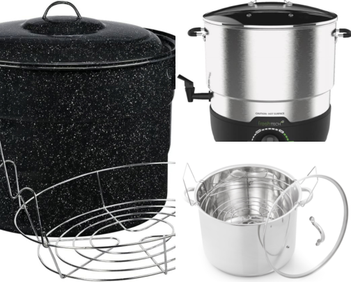 How a Glass Lid Canner Stopped Me From Anxiously Lifting Lids Mid-Process cover photo collage