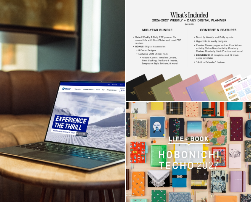 The Right Planner for Every Kind of Life ✨ cover photo collage