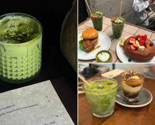 Matcha 🍵 cover photo collage