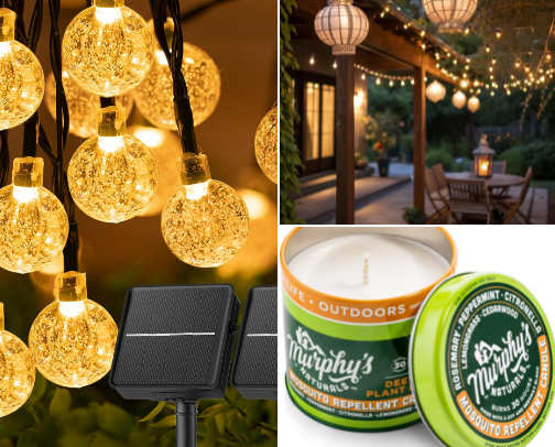 Amazon Must-Haves 
Cozy Balcony & Backyard Essentials🍀 cover photo collage